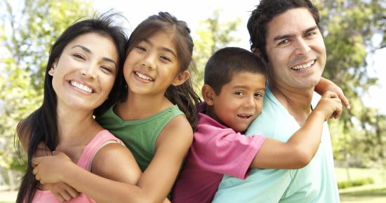 Smiling family Smiling family